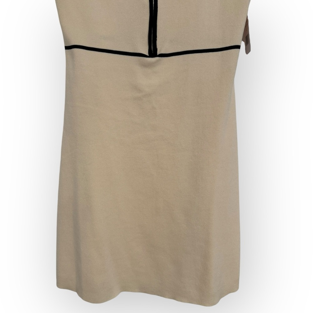 ALEXIA ADMOR Francine Knit Fit And Flare Dress, Size Large, Ivory, NEW - Picture 11 of 15